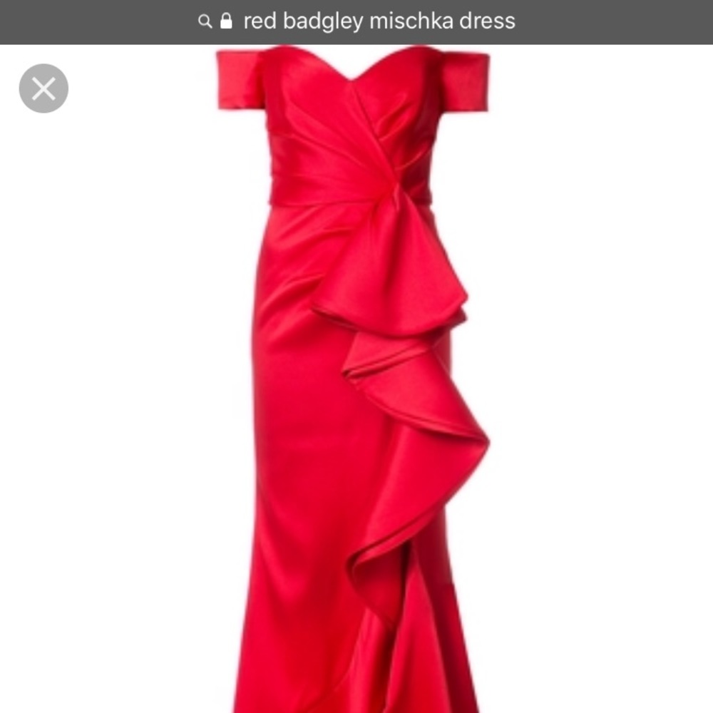 Badgley Mischka Red Gown